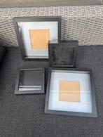 Vier fotolijstjes met diepte, Ophalen of Verzenden