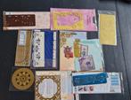 10 Borduurpatronen/Sjablonen voor Kaarten - Ophalen, Ophalen, Gebruikt, Materiaal