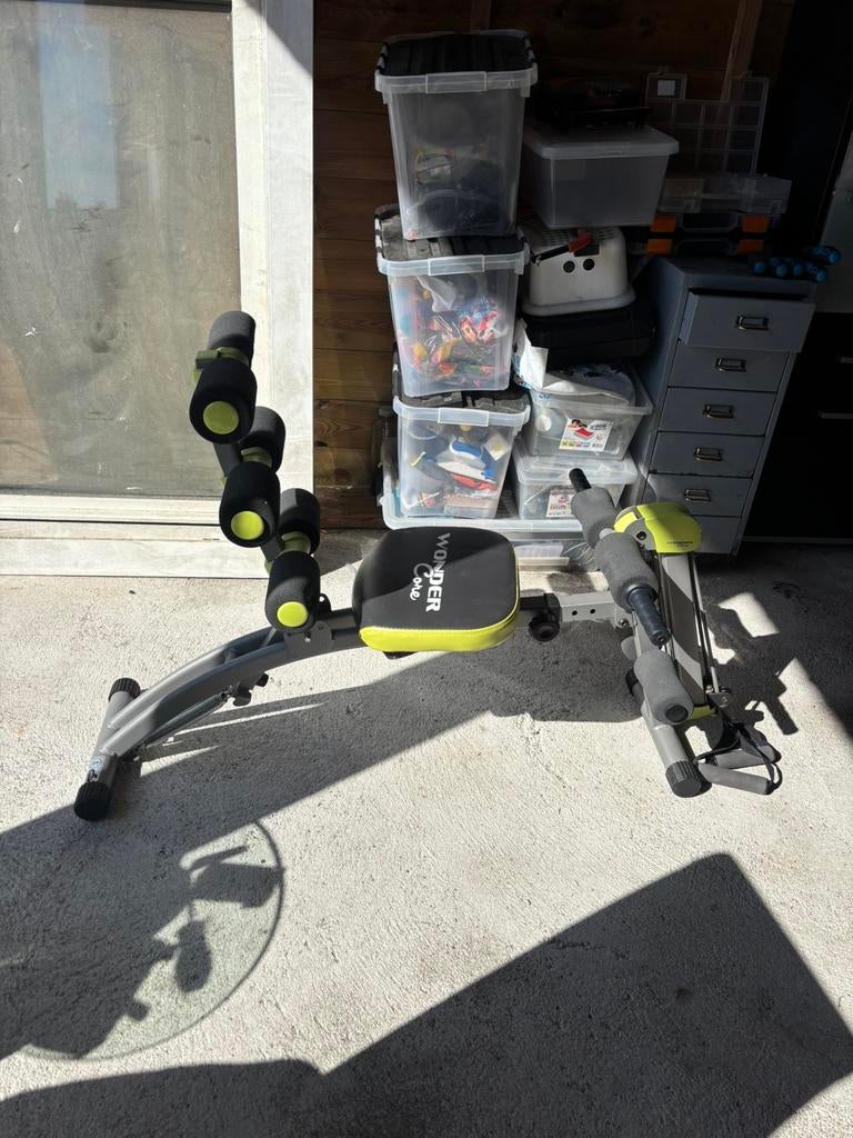 Trainingsapparaat wondercore buikspieren, Sport en Fitness, Ophalen, Gebruikt, Buik, Metaal