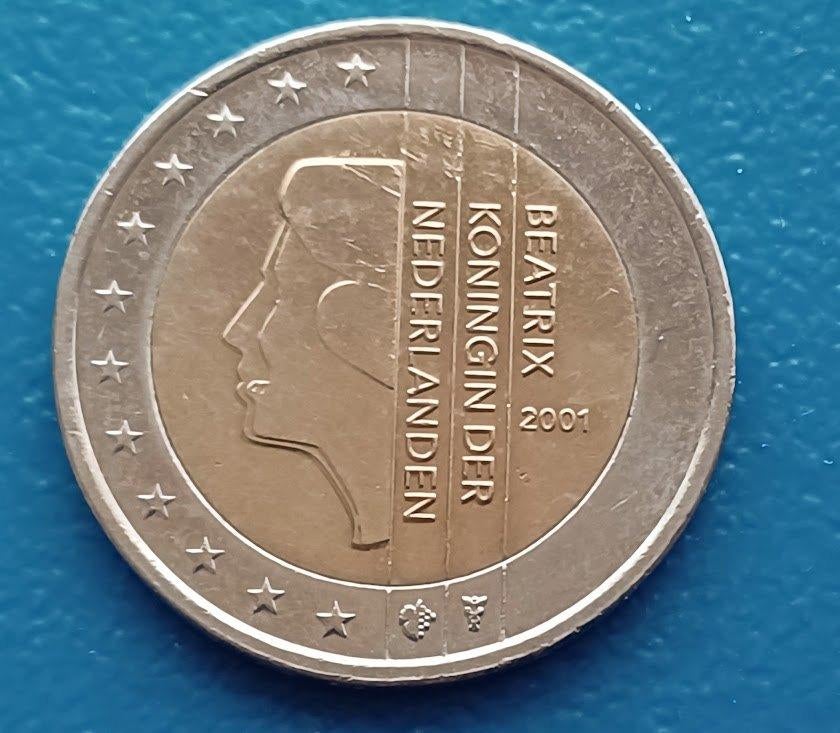 Nederland 2 euro - 2001, Postzegels en Munten, Munten | Nederland, Verzenden, Koningin Beatrix, Euro's, Losse munt