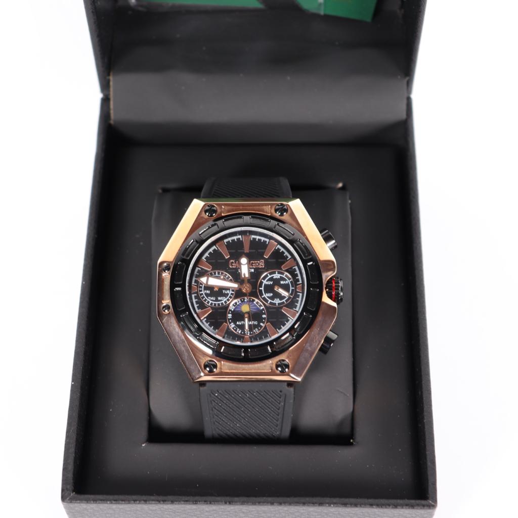 Gamages London Vault  Rose Black   Horloge (48mm) - A Grade, Gamages of London, Gebruikt, Info@gamages.london, 164-182 Oxford Street, Westminster