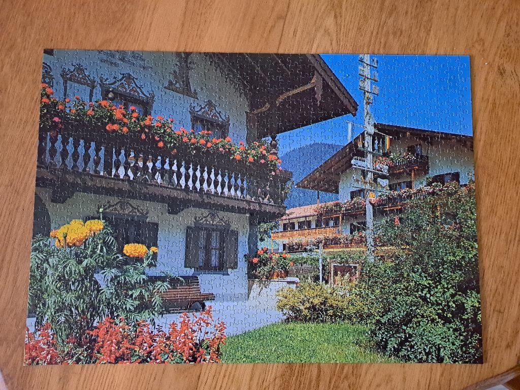 Ruhpolding  am  maibaum    1000 st, Ophalen of Verzenden, 500 t/m 1500 stukjes, Zo goed als nieuw, Legpuzzel