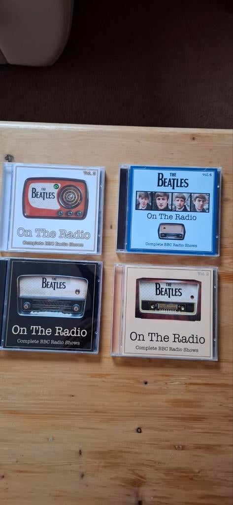 4 bootleg cd's The Beatles - On The Radio BBC Shows, Ophalen of Verzenden, Gebruikt