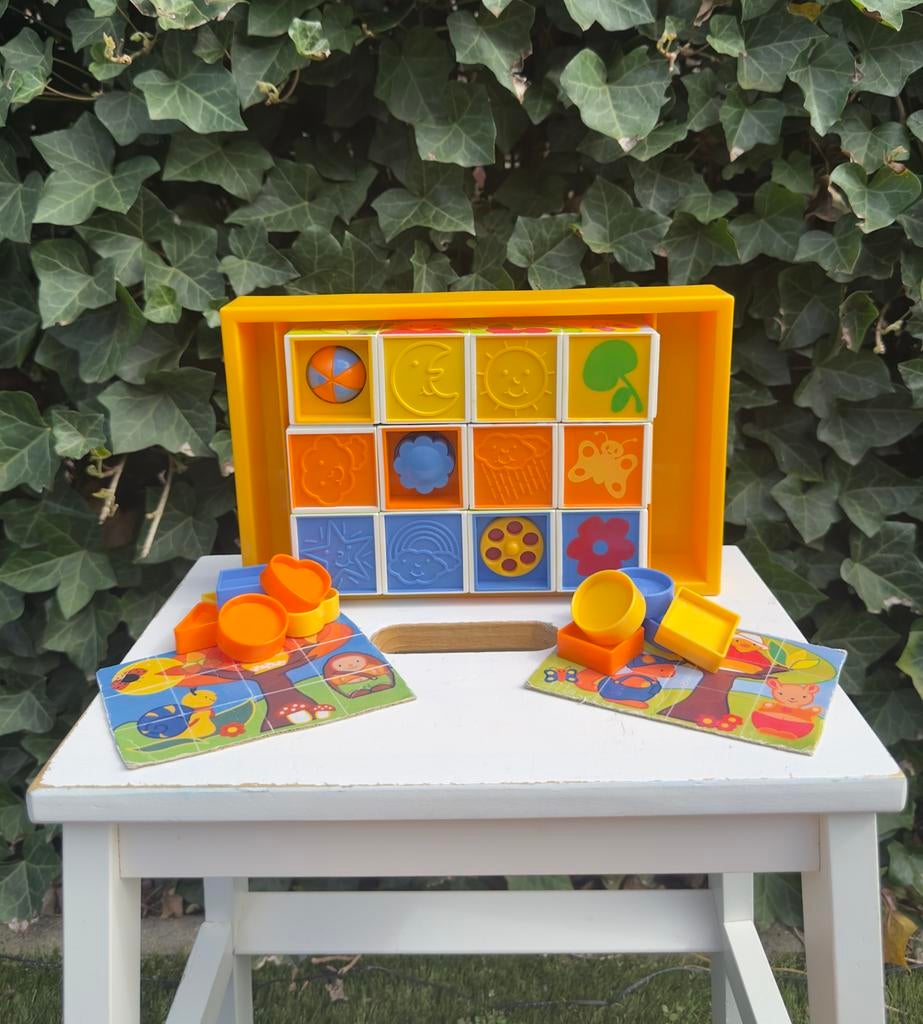 Smoby educatief puzzel / blokkendoos speelgoed - 25 delig, Ophalen of Verzenden, Zo goed als nieuw