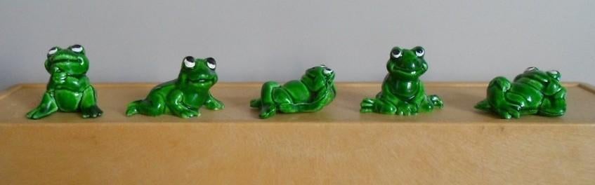 5x Kikker met "gat" = in 1 koop te koop voor 2,75 euro, Ophalen of Verzenden, Zo goed als nieuw