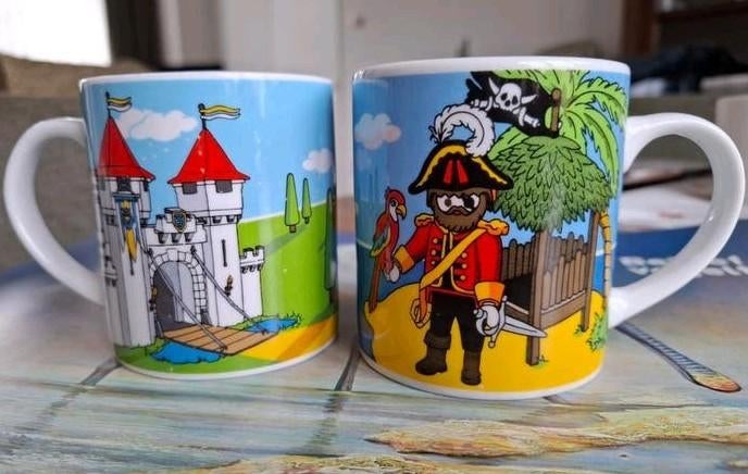 Playmobil mokken - Ridder en Piraat set 2007, Kinderen en Baby's, Speelgoed | Playmobil, Nieuw, Ophalen of Verzenden