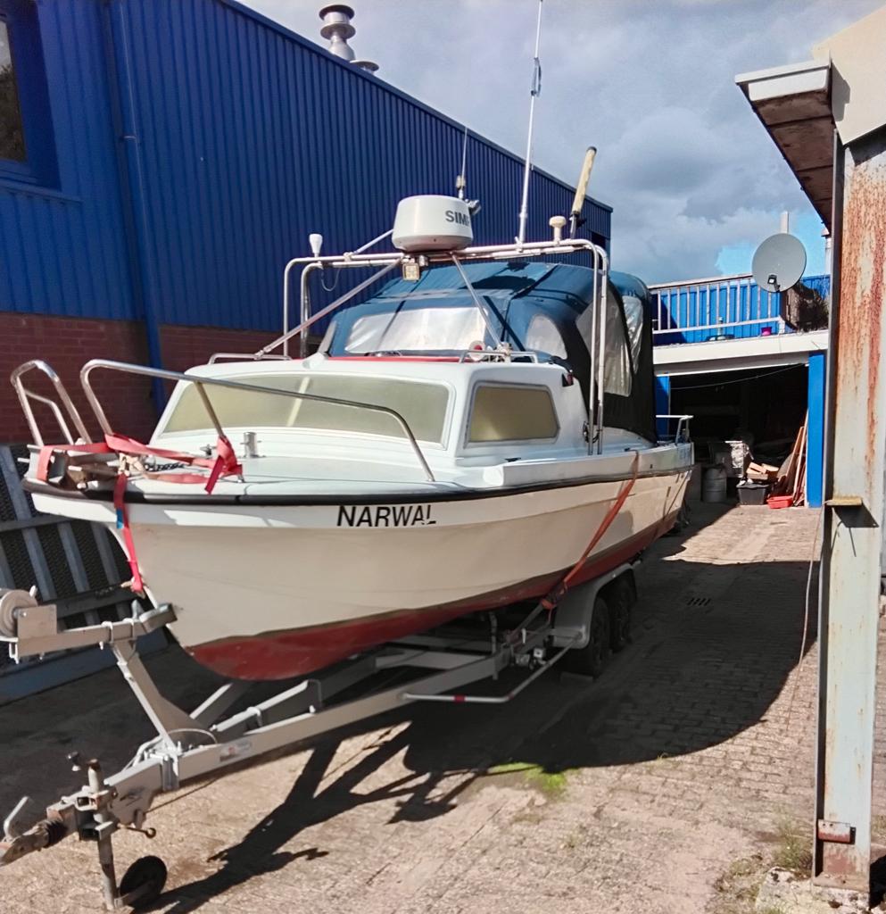 Rocca visboot, Watersport en Boten, Ophalen, Gebruikt, 50 pk of meer, Binnenboordmotor