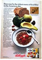 14 vintage advertenties reclames Kelloggs Corn Flakes 35-80, Ophalen of Verzenden, Gebruikt, Overige typen