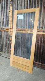 Nieuwe hardhouten deur, Ophalen, Glas, Binnendeur, 200 tot 215 cm