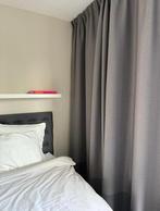 Ikea 2 paar kant en klaar gordijnen verduisterend grijs, 100 tot 150 cm, 200 cm of meer, Ophalen of Verzenden, Zo goed als nieuw