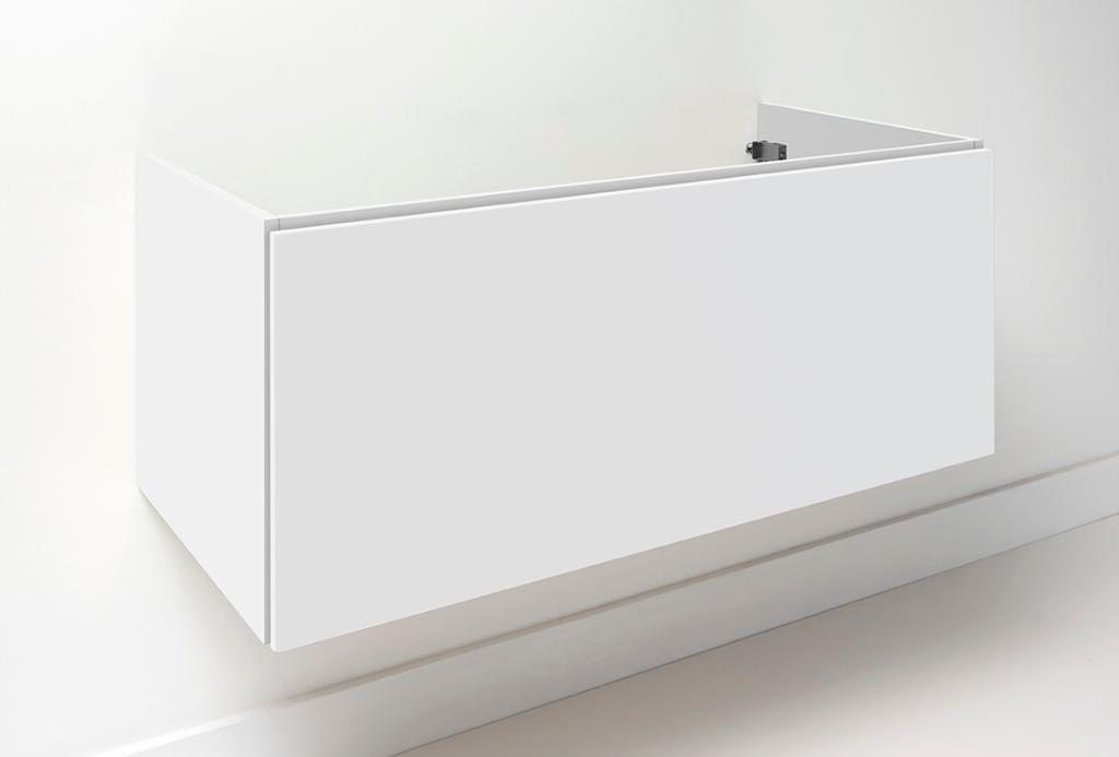 Luxe Eiken onderkast badkamer 100x45 Detremmerie weg=weg, 100 tot 150 cm, Detremmerie, Detremmerie, Overige typen