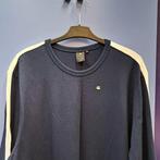 G-Star sportieve oversized jurk blauw wit sweaterdress 44495, Maat 38/40 (M), Blauw, ., G-star