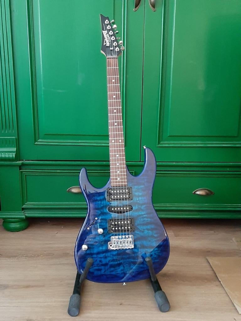 Ibanez GIO Elektrische Gitaar - Blauw linkshandig, Muziek en Instrumenten, Snaarinstrumenten | Gitaren | Elektrisch, Ophalen, Zo goed als nieuw