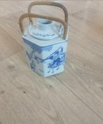 Prachtig wit blauw chinees thee bus, Antiek en Kunst, Ophalen of Verzenden
