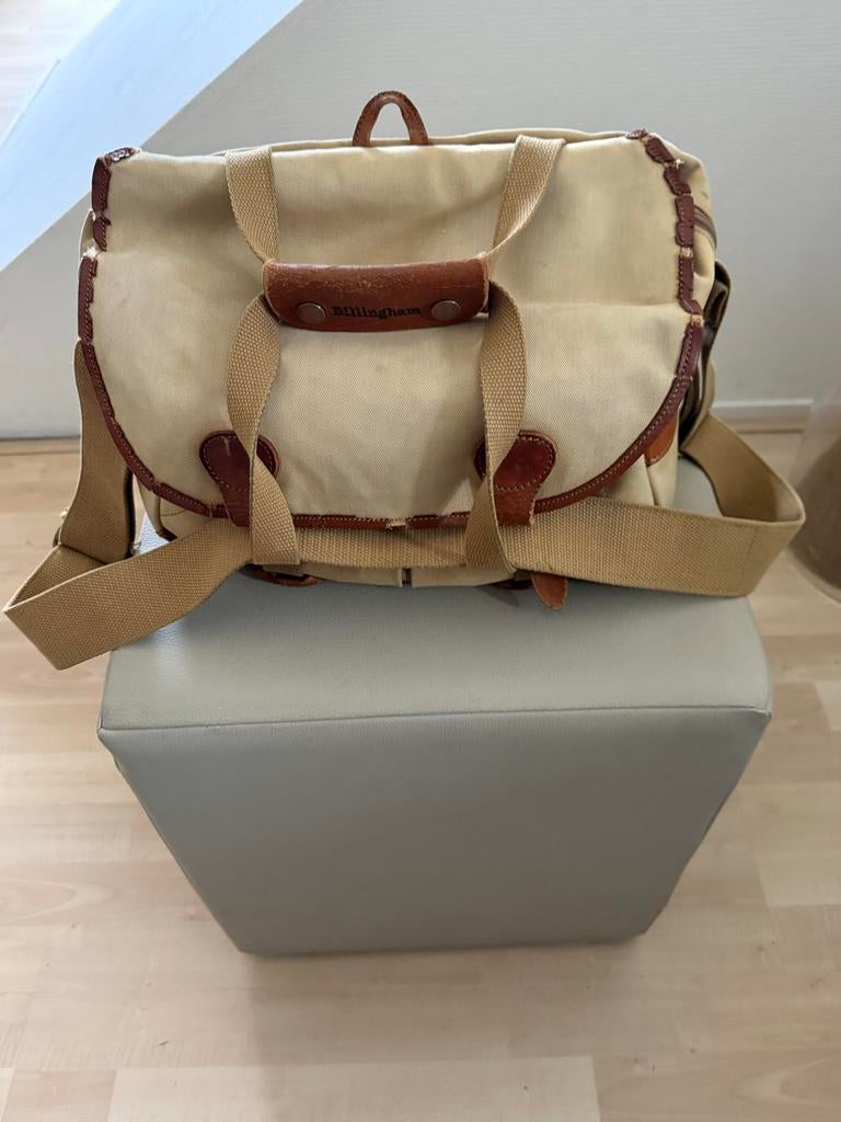 Billingham canvas Fototas - Klassiek en Stijlvol, Ophalen of Verzenden, Gebruikt, Schoudertas, Overige merken
