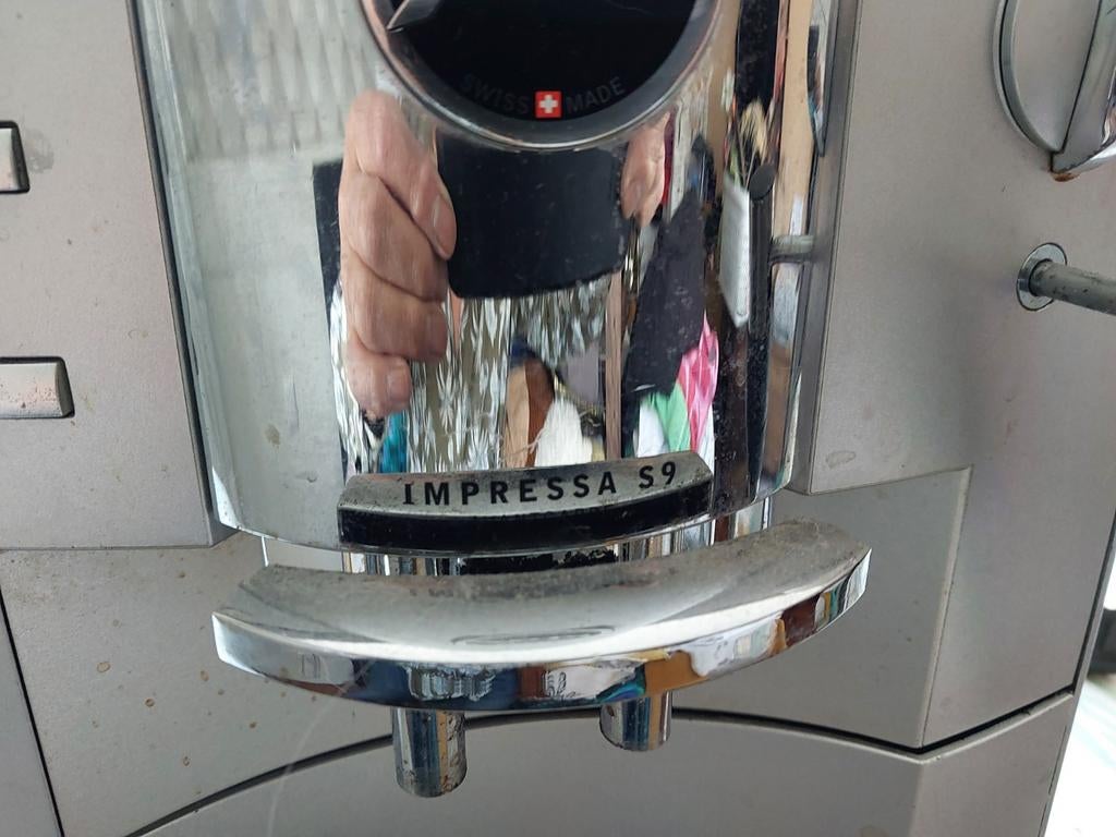 Jura Impressa S9 koffieautomaat, Ophalen of Verzenden, Gebruikt, Koffiemachine