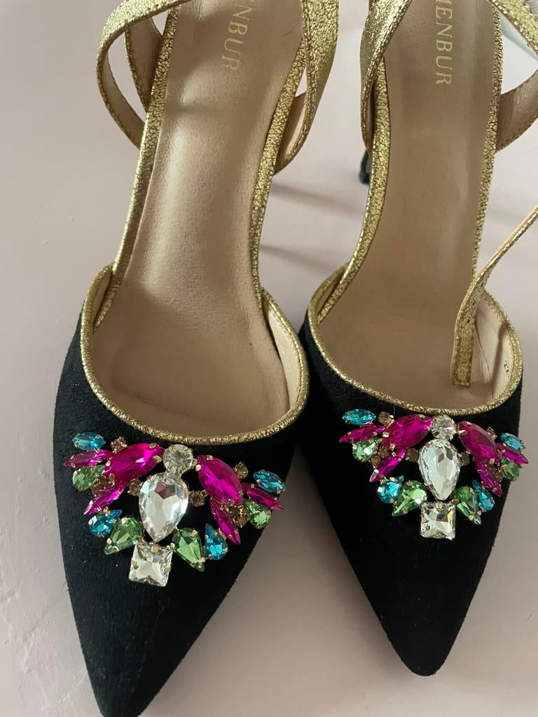 Nieuwe Menbur schoenen maat 40, Ophalen of Verzenden, Zo goed als nieuw, Zwart