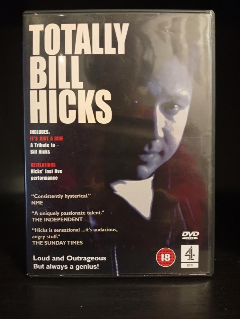 Totally Bill Hicks DVD, Vanaf 16 jaar, Ophalen of Verzenden, Gebruikt, Stand-up of Theatershow