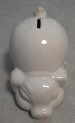 Leuk wit spaarvarken, Ophalen of Verzenden, Zo goed als nieuw, Steen, Aardewerk of Keramiek, Dier