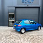 Peugeot 206 1.4 5DRS | AIRCO | LAGE KM-STAND | CRUISE CONTRO, Stof, 31 €/maand, 4 cilinders, Blauw