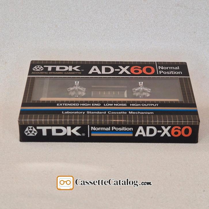 SET  TDK AD-X60 + AD-X90 Cassetteband Type I - NOS - Mint, Cd's en Dvd's, Cassettebandjes, Nieuw in verpakking, Onbespeeld, Overige genres