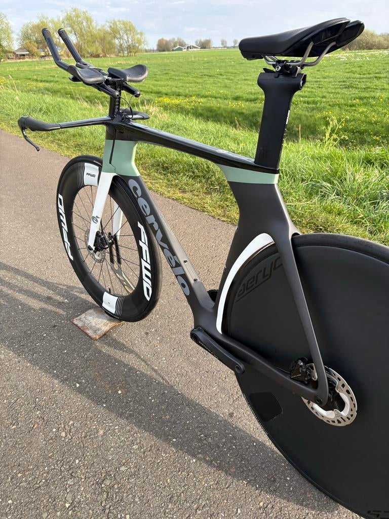 Cervélo P5 Tijdritfiets, Fietsen en Brommers, Fietsen | Racefietsen, 28 inch, Carbon, Zo goed als nieuw, Meer dan 20 versnellingen