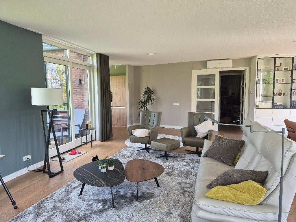 Vloerkleed hoogpolig Viterbo 240x400 cm kleur 803 (taupe), Ophalen, Overige kleuren, 200 cm of meer, Zo goed als nieuw