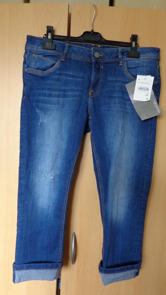 Capri jeans nieuw met etiket, 100% katoen, Ophalen, Nieuw, Blauw, W30 - W32 (confectie 38/40)