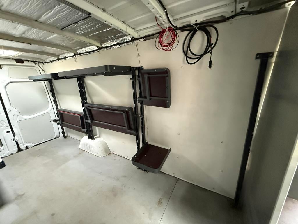 Heavy duty bedrijsbus inrichting stellingen pakketdienst, Ophalen, Gebruikt