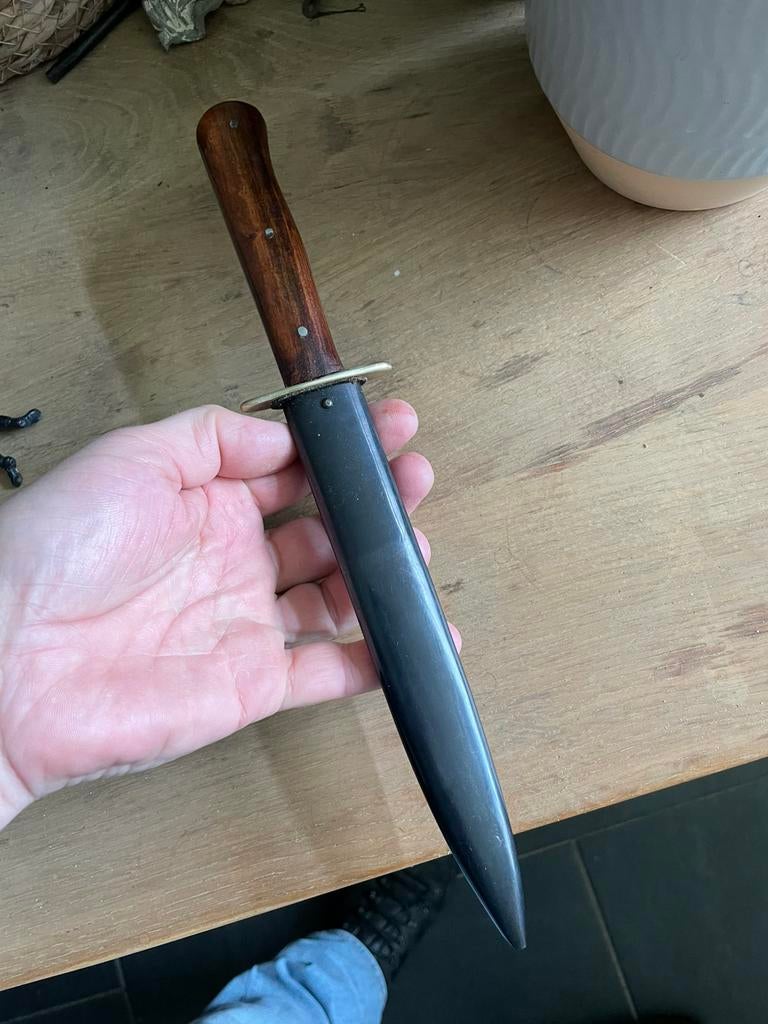 Repro nahkampfmes, Verzamelen, Militaria | Tweede Wereldoorlog, Ophalen of Verzenden, Duitsland