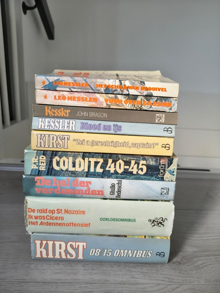 9x WO2 boeken – Kessler / Kirst / Colditz – in één koop, Boeken, Oorlog en Militair, Diverse auteurs, Ophalen of Verzenden, Landmacht