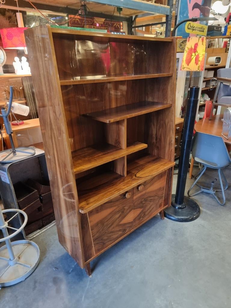 Vintage boekenkast jaren 60 Bilea Bobingo, Huis en Inrichting, Gebruikt, ,, Ophalen of Verzenden, ,