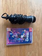 Let's Sing 2024 Nintendo Switch met microfoon, Muziek, Eén computer, Ophalen of Verzenden, Zo goed als nieuw