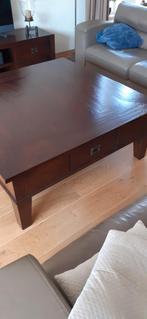 Koloniale salontafel, 1.20x120 , 48 hoog, Ophalen, Gebruikt, 100 tot 150 cm, Klassiek koloniaal