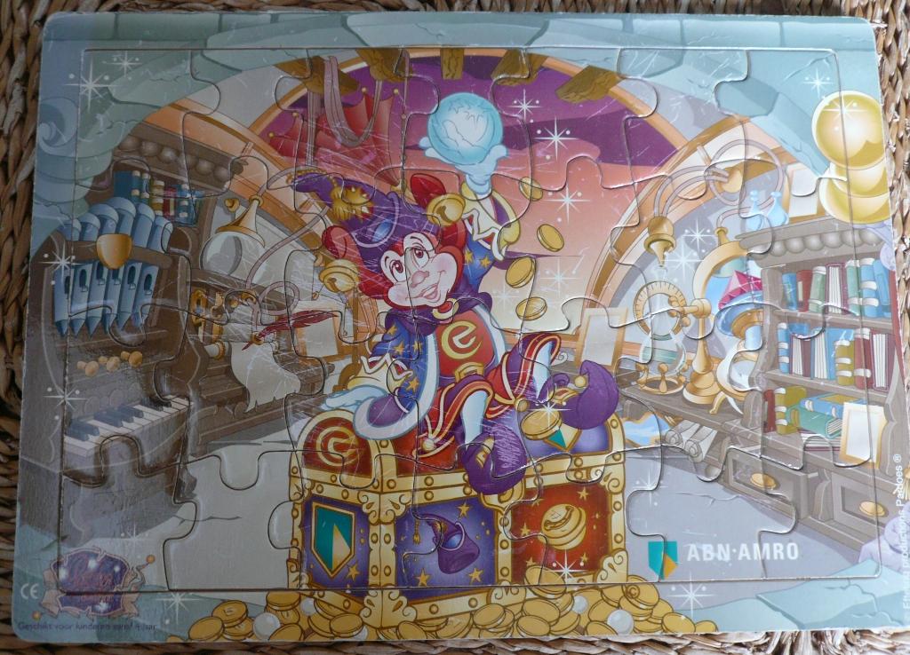 Legpuzzle EFTELING 28 st.,pardoes schatkist ABN AMRO in seal, Ophalen of Verzenden, Nieuw, Overige typen