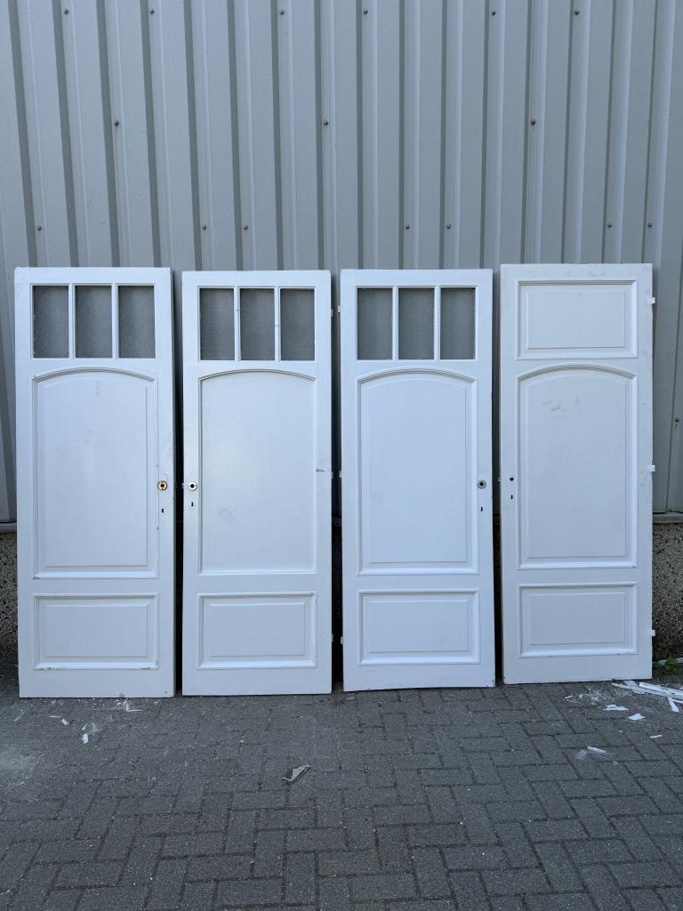 4 antieke paneeldeuren uit 1920 77 x213, La belle porte, Jurgen.hoogenboezem@gmail.com, Minder dan 80 cm, Binnendeur