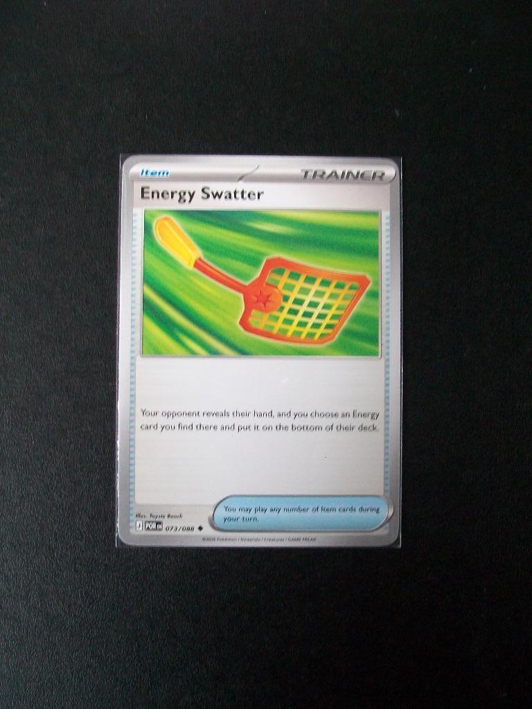 9324. Nieuwe Pokemon Kaart Trainer ENERGY SWATTER (073/088), Verzenden, Nieuw, Losse kaart