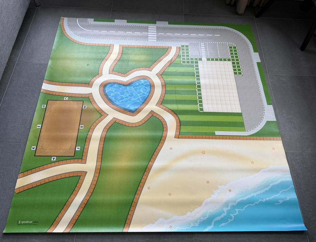 Lego friends Heartlake city speelmat, Ophalen of Verzenden, Gebruikt