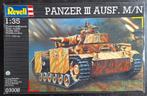 Panzer III Ausf. M/N + Aber PE set - Revell 1/35, Tank, Verzenden, Nieuw, 1:32 tot 1:50