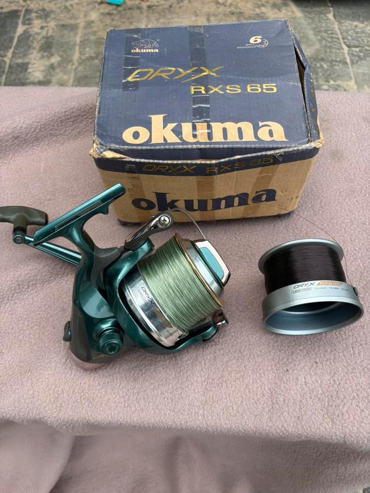 Okuma oryx rsx molen / zeemolen, Watersport en Boten, Hengelsport | Zeevissen, Gebruikt, Molen, Ophalen of Verzenden