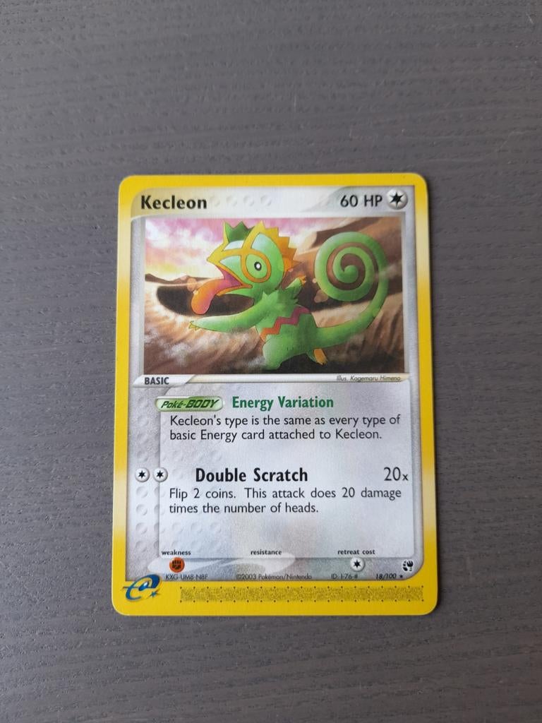 2003 ex sandstorm 18/100 kecleon, Ophalen of Verzenden, Gebruikt, Losse kaart