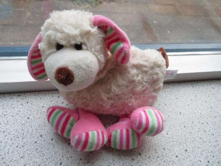 Schaap  met kersenpitzakje magnetronknuffel Sunkid, Kinderen en Baby's, Speelgoed | Knuffels en Pluche, Zo goed als nieuw, Overige typen