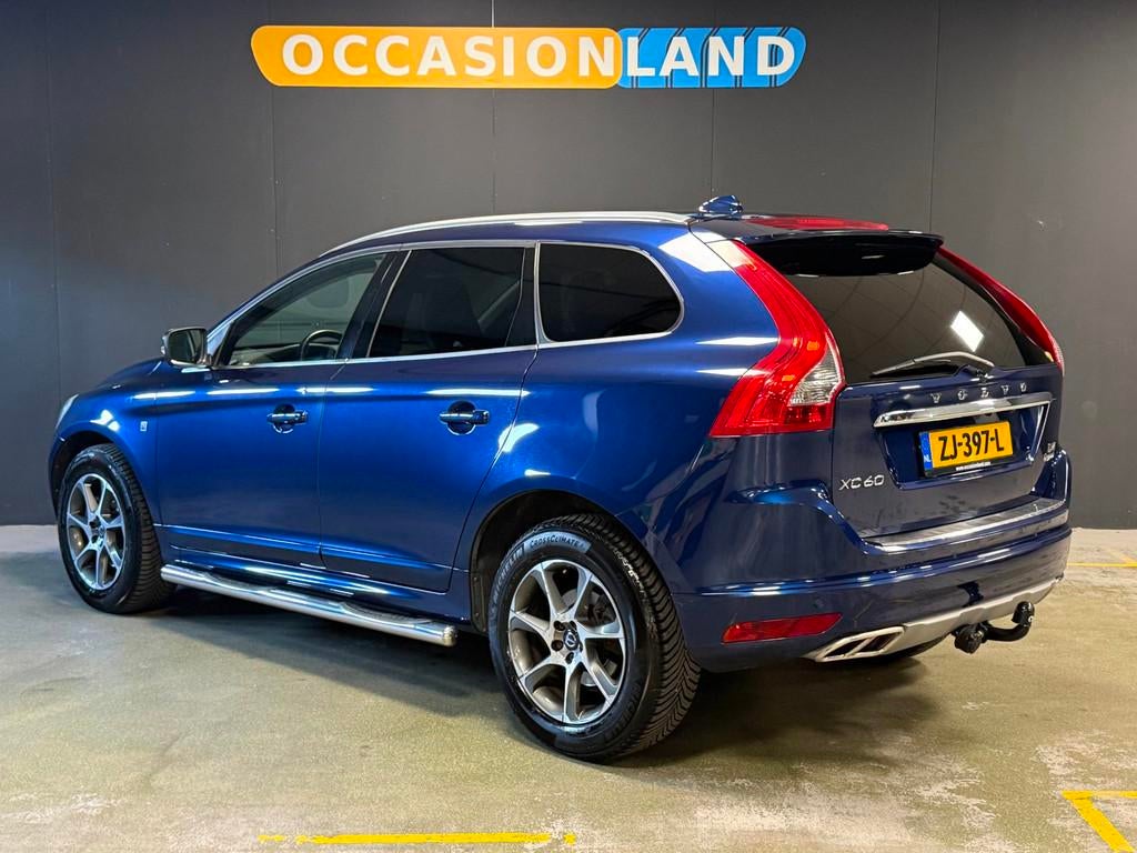 Volvo XC60 2.0 D4 FWD Summum|CAMERA|TREKHAAK|CRUISE|STOELV|B, Auto's, 1969 cc, Blauw, Leder, Bedrijf