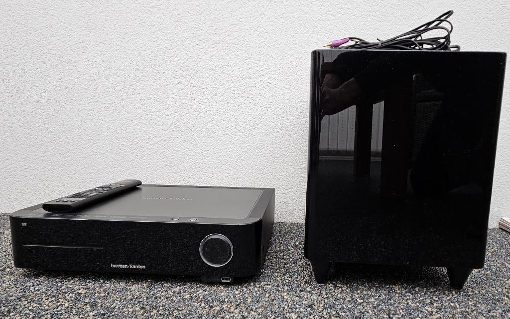 Harman Kardon BDS 370 - 2.1 Home cinema set - Zwart, Gebruikt, 2.1-systeem, Blu-ray-speler, 70 watt of meer