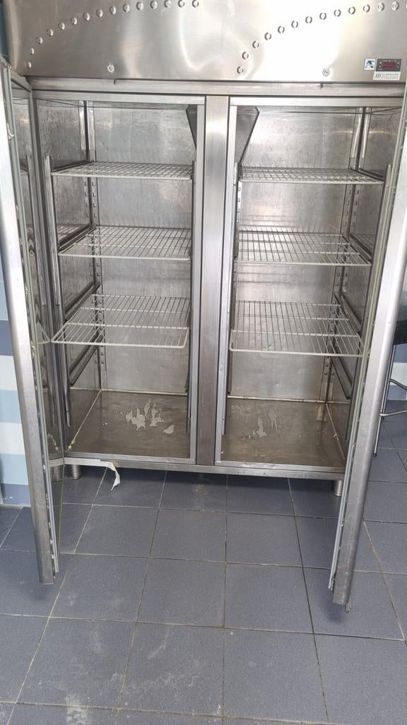Grote RVS koelkast met dubbele deur, Ophalen of Verzenden