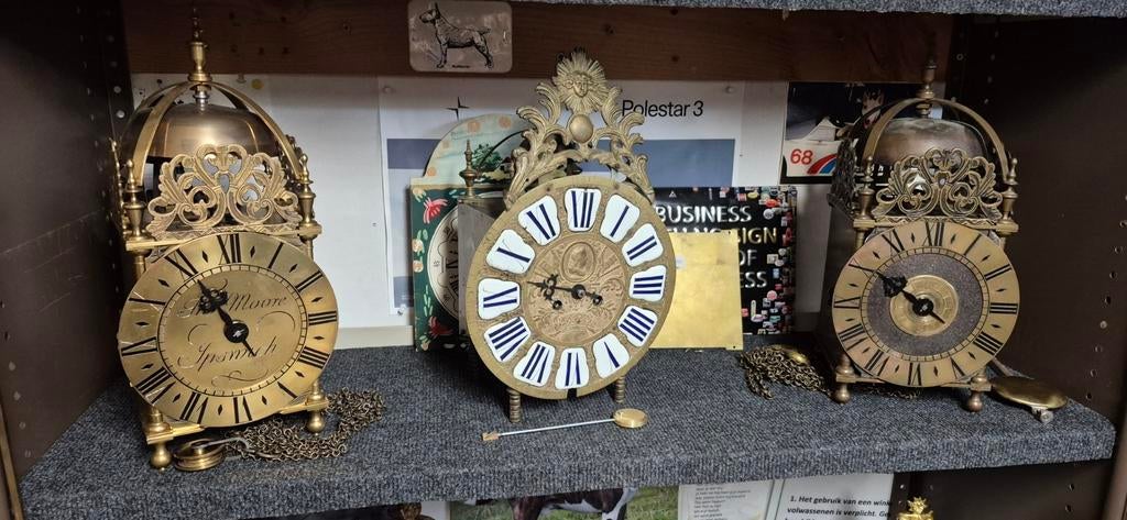 3x lantaarnklok, Sieraden, Tassen en Uiterlijk, Horloges | Heren, Ophalen, Overige merken