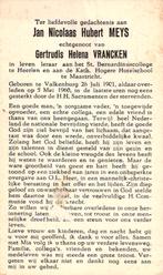 Meys Jan Nicolaas Hubert 1901-1960 Valkenburg, Verzamelen, Ophalen of Verzenden