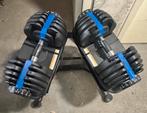 Verstelbare dumbells + halterbank, Ophalen, Zo goed als nieuw, Fitnessbank