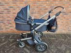 Joolz Day Denim kinderwagen - nog in zeer goede staat, Kinderen en Baby's, Kinderwagens en Combinaties, Gebruikt, Verstelbare duwstang