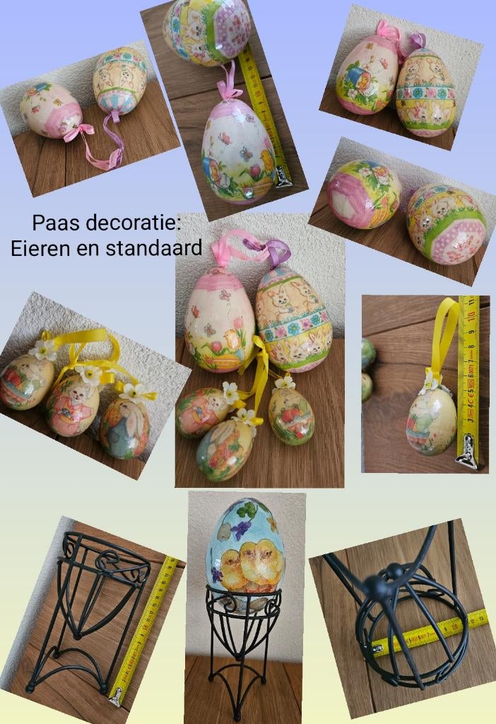 Planten standaard of voorgroot ei, decoratie, pluche haasje!, Ophalen of Verzenden, Nieuw